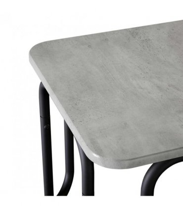 vidaXL Coffee Table Concrete Grey 79.5 x 40 x 36 cm Engineered Wood