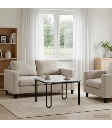 vidaXL Coffee Table Grey Sonoma 59 x 59 x 45 cm Engineered Wood
