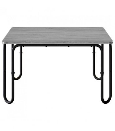 vidaXL Coffee Table Grey Sonoma 59 x 59 x 45 cm Engineered Wood