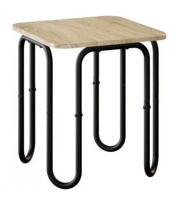 vidaXL Coffee Table Sonoma Oak 40 x 40 x 45 cm Engineered Wood
