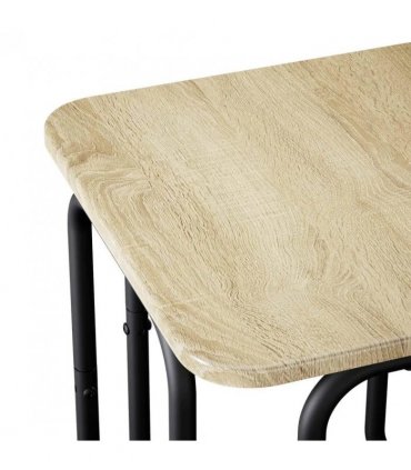vidaXL Coffee Table Sonoma Oak 40 x 40 x 45 cm Engineered Wood