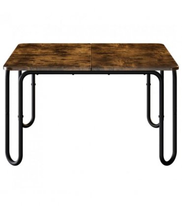 vidaXL Coffee Table Smoked Oak 59 x 59 x 45 cm Engineered Wood
