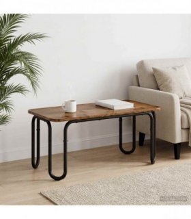 vidaXL Coffee Table Old Wood 79.5 x 40 x 36 cm Engineered Wood