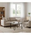 vidaXL Coffee Table Concrete Grey 59 x 59 x 45 cm Engineered Wood