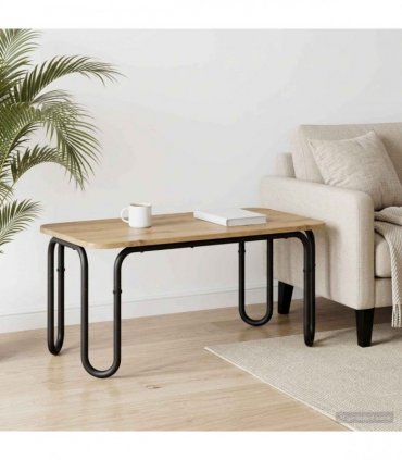 vidaXL Coffee Table Artisan Oak 100 x 50 x 45 cm Engineered Wood — V0672281370