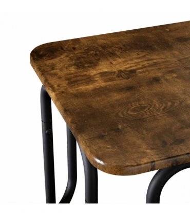 vidaXL Coffee Table Smoked Oak 100 x 50 x 45 cm Engineered Wood
