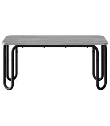 vidaXL Coffee Table Grey Sonoma 100 x 50 x 45 cm Engineered Wood — V0672281374