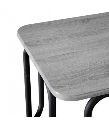 vidaXL Coffee Table Grey Sonoma 100 x 50 x 45 cm Engineered Wood — V0672281374