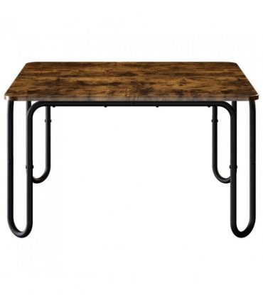 vidaXL Coffee Table Smoked Oak 79.5 x 79.5 x 45 cm Engineered Wood