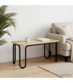 vidaXL Coffee Table Sonoma Oak 79.5 x 40 x 36 cm Engineered Wood