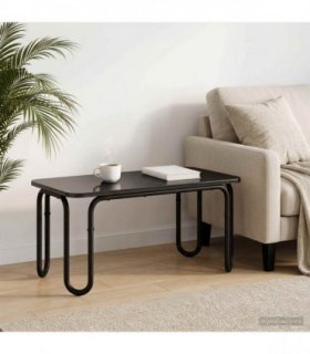 vidaXL Coffee Table Black 100 x 50 x 45 cm Engineered Wood