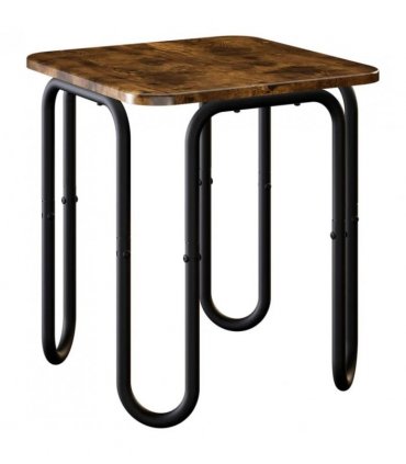 vidaXL Coffee Table Smoked Oak 40 x 40 x 45 cm Engineered Wood