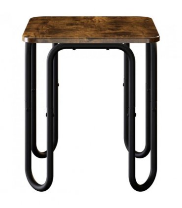 vidaXL Coffee Table Smoked Oak 40 x 40 x 45 cm Engineered Wood