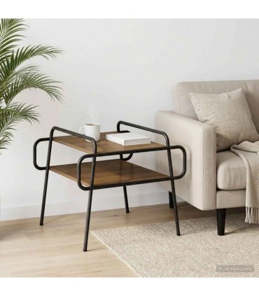 vidaXL Coffee Table Artisan Oak 50 x 50 x 51 cm Engineered Wood