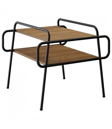vidaXL Coffee Table Artisan Oak 50 x 50 x 51 cm Engineered Wood