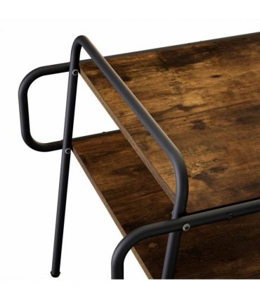 vidaXL Coffee Table Smoked Oak 50 x 50 x 51 cm Engineered Wood