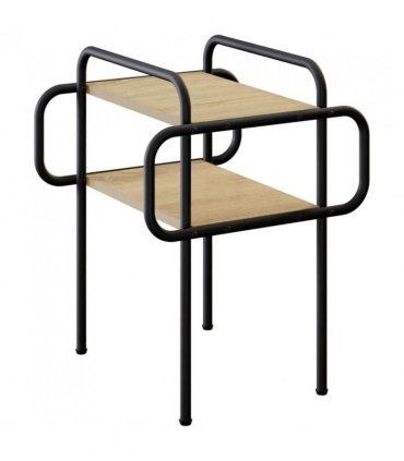 vidaXL Coffee Table Sonoma Oak 40 x 40 x 51 cm Engineered Wood
