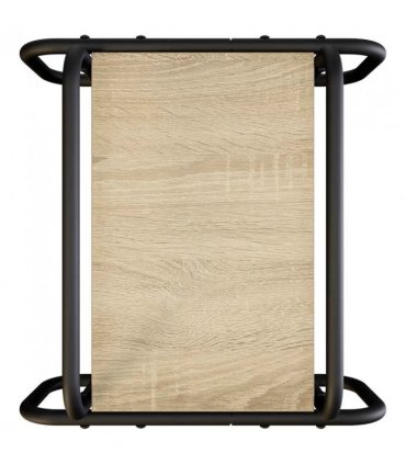 vidaXL Coffee Table Sonoma Oak 40 x 40 x 51 cm Engineered Wood