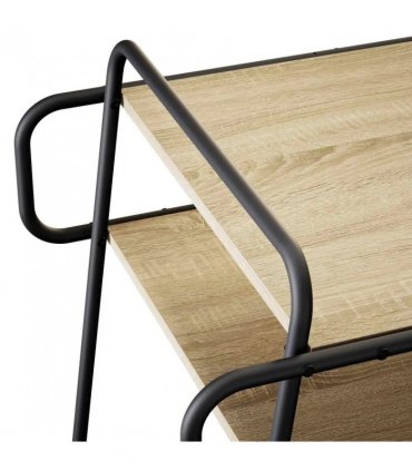vidaXL Coffee Table Sonoma Oak 40 x 40 x 51 cm Engineered Wood