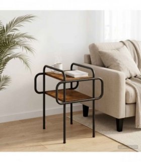 vidaXL Coffee Table Old Wood 40 x 40 x 51 cm Engineered Wood