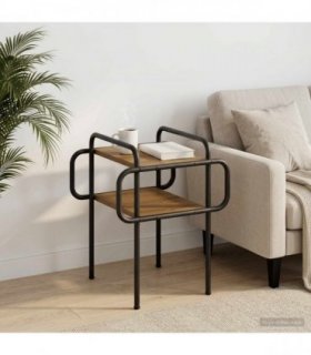 vidaXL Coffee Table Artisan Oak 40 x 40 x 51 cm Engineered Wood