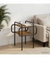 vidaXL Coffee Table Artisan Oak 40 x 40 x 51 cm Engineered Wood