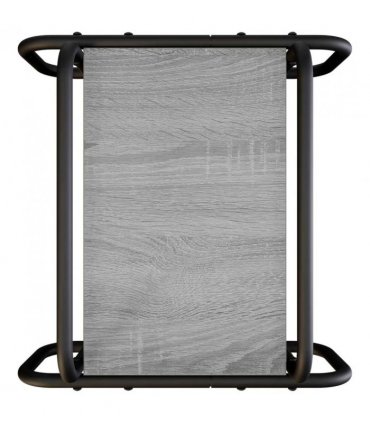 vidaXL Coffee Table Grey Sonoma 40 x 40 x 51 cm Engineered Wood