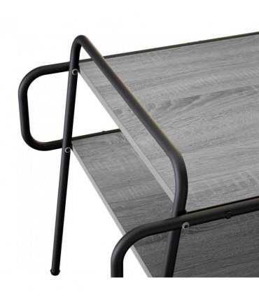 vidaXL Coffee Table Grey Sonoma 40 x 40 x 51 cm Engineered Wood