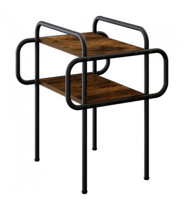 vidaXL Coffee Table Smoked Oak 40 x 40 x 51 cm Engineered Wood