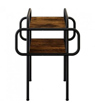 vidaXL Coffee Table Smoked Oak 40 x 40 x 51 cm Engineered Wood