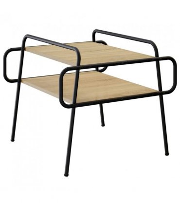 vidaXL Coffee Table Sonoma Oak 50 x 50 x 51 cm Engineered Wood