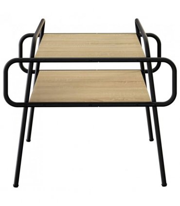 vidaXL Coffee Table Sonoma Oak 50 x 50 x 51 cm Engineered Wood
