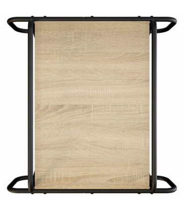 vidaXL Coffee Table Sonoma Oak 50 x 50 x 51 cm Engineered Wood