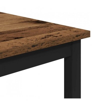 vidaXL Bar Table 52 x 52 x 90 cm Engineered Wood Old Wood Rectangular