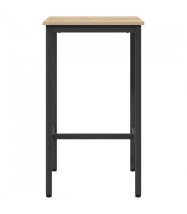 vidaXL Bar Table 52 x 52 x 90 cm Engineered Wood Sonoma Oak
