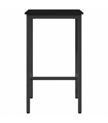 vidaXL Bar Table 52 x 52 x 110 cm Engineered Wood Black Oak