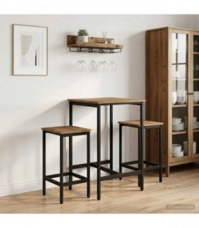 vidaXL Bar Stool 2 pcs Artisan Oak 40 x 32 x 74 cm Engineered Wood