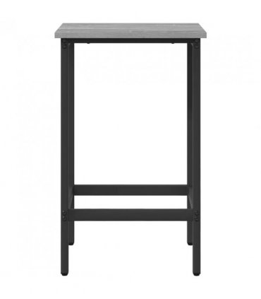 vidaXL Bar Stool 2 pcs Grey Sonoma 40 x 32 x 74 cm Engineered Wood