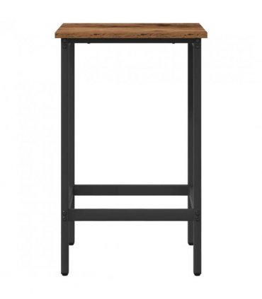 vidaXL Bar Stool 2 pcs Old Wood 40 x 32 x 64 cm Engineered Wood