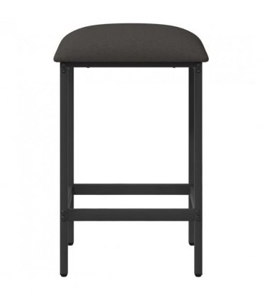 vidaXL Bar Stool 2 pcs Dark Grey 40 x 32 x 74 cm Engineered Wood