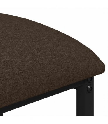 vidaXL Bar Stool 2 pcs Taupe 40 x 32 x 64 cm Engineered Wood