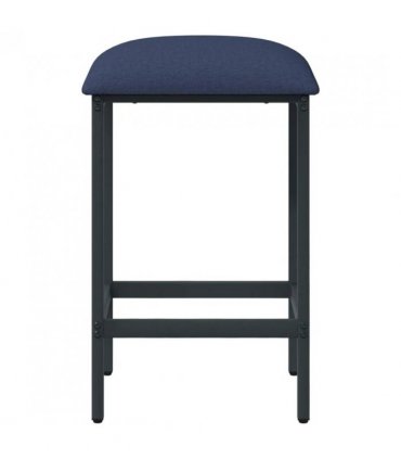 vidaXL Bar Stool 2 pcs Blue 40 x 32 x 74 cm Engineered Wood