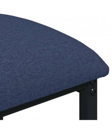 vidaXL Bar Stool 2 pcs Blue 40 x 32 x 74 cm Engineered Wood