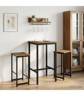 vidaXL Bar Stool 2 pcs Artisan Oak 40 x 32 x 64 cm Engineered Wood — V0672281505