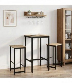 vidaXL Bar Stool 2 pcs Sonoma Oak 40 x 32 x 64 cm Engineered Wood — V0672281506