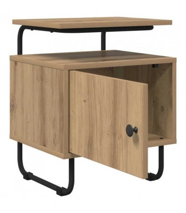 vidaXL Bedside Cabinet 2 pcs Artisan Oak 40 x 36.5 x 50 cm — V0672281574