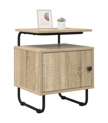 vidaXL Bedside Cabinet 2 pcs Sonoma Oak 40 x 36.5 x 50 cm — V0672281577