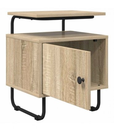vidaXL Bedside Cabinet 2 pcs Sonoma Oak 40 x 36.5 x 50 cm — V0672281577
