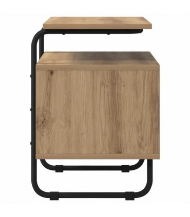 vidaXL Bedside Cabinet Artisan Oak 40 x 36.5 x 50 cm Engineered Wood — V0672281585