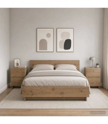 vidaXL Bedside Cabinet 2 pcs Artisan Oak 33.5 x 34.5 x 50 cm